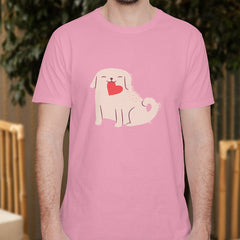 Valentine's Day T-Shirts Couple Love Print Sweet Style