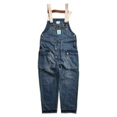 Overalls Men Jumpsuit Washed and Worn Denim Suspender Pants Men's Fashion Brand Multi-Pocket Suspenders