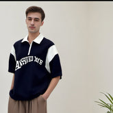 Unisex Polo Shirt Vintage Summer Loose