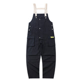 Overalls Men Jumpsuit Multi-Pocket Workwear Overalls Men's Loose Suspenders Street Jumpsuit