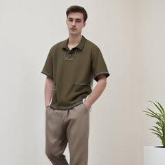 Unisex Polo Shirt for Men and Women Casual Loose Summer