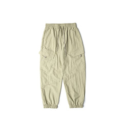 Unisex Sweatpants Pocket Overalls Men's Loose