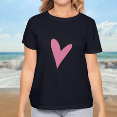 Valentine's Day T-Shirts Couple Love Print Sweet Style