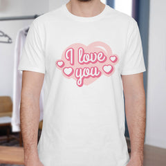 Valentine's Day T-Shirts Couple Love Print Sweet Style