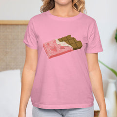 Valentine's Day T-Shirts Couple Love Print Sweet Style