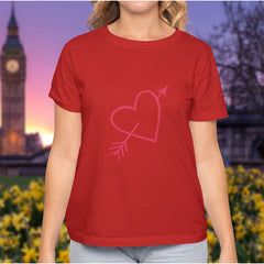 Valentine's Day T-Shirts Couple Love Print Sweet Style