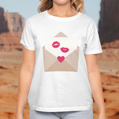 Valentine's Day T-Shirts Couple Love Print Sweet Style