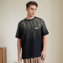 Men T Shirts Retro Short Sleeve T-shirt Men's Loose