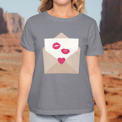 Valentine's Day T-Shirts Couple Love Print Sweet Style