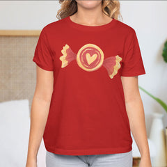 Valentine's Day T-Shirts Couple Love Print Sweet Style