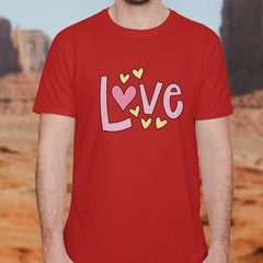 Valentine's Day T-Shirts Couple Love Print Sweet Style