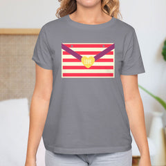 Valentine's Day T-Shirts Couple Love Print Sweet Style