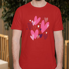Valentine's Day T-Shirts Couple Love Print Sweet Style