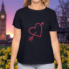 Valentine's Day T-Shirts Couple Love Print Sweet Style