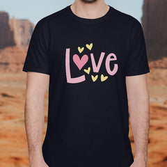 Valentine's Day T-Shirts Couple Love Print Sweet Style