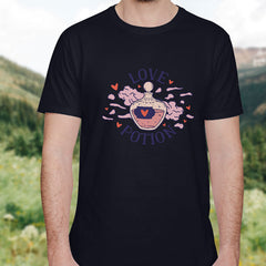 Valentine's Day T-Shirts Couple Love Print Sweet Style