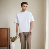 Men T Shirt round Neck Short Sleeve T-shirt Men and Women Loose