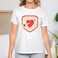 Valentine's Day T-Shirts Couple Love Print Sweet Style