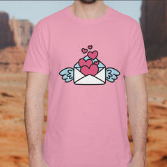 Valentine's Day T-Shirts Couple Love Print Sweet Style