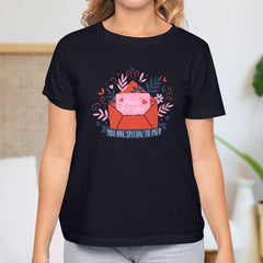 Valentine's Day T-Shirts Couple Love Print Sweet Style