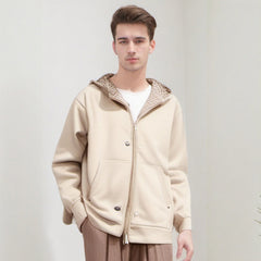 Mens Hoodie Cardigan Sweater Men's and Women's