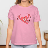 Valentine's Day T-Shirts Couple Love Print Sweet Style