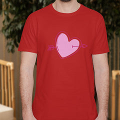 Valentine's Day T-Shirts Couple Love Print Sweet Style