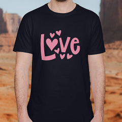 Valentine's Day T-Shirts Couple Love Print Sweet Style