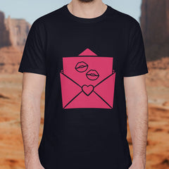 Valentine's Day T-Shirts Couple Love Print Sweet Style