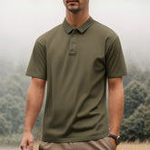 Unisex Polo Shirt Summer Short Sleeve Loose Casual