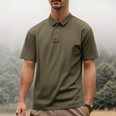 Unisex Polo Shirt Summer Short Sleeve Loose Casual