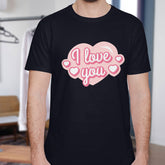 Valentine's Day T-Shirts Couple Love Print Sweet Style