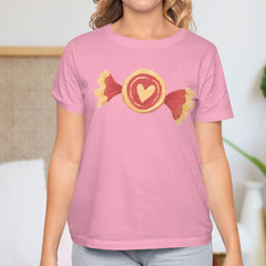Valentine's Day T-Shirts Couple Love Print Sweet Style