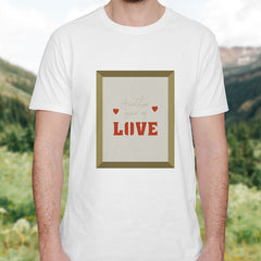 Valentine's Day T-Shirts Couple Love Print Sweet Style