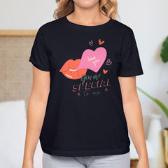 Valentine's Day T-Shirts Couple Love Print Sweet Style