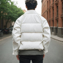 Men Jacket Bread Coat Men's Winter Casual Cotton-Padded Clothes