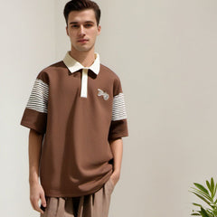 Unisex Polo Shirt Summer Embroidery Casual