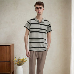 Unisex Polo Shirt Short Sleeve Loose Casual Men