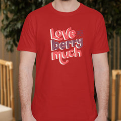 Valentine's Day T-Shirts Couple Love Print Sweet Style