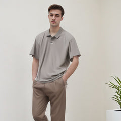 Unisex Polo Shirt Half Sleeve T-Shirt Men's Loose