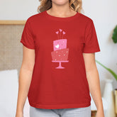 Valentine's Day T-Shirts Couple Love Print Sweet Style
