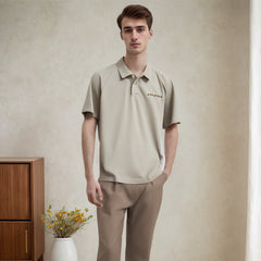 Unisex Polo Shirt Short Sleeve T-Shirt for Men Summer