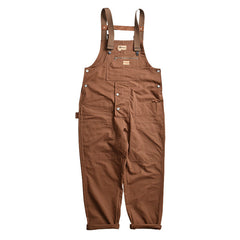 Overalls Men Jumpsuit Amekaji Multi-Pocket Overalls Men Cargo Overalls Suspenders