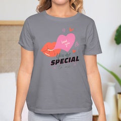 Valentine's Day T-Shirts Couple Love Print Sweet Style