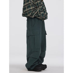 Unisex Sweatpants Overalls Men's and Women's Loose Straight Casual Trousers
