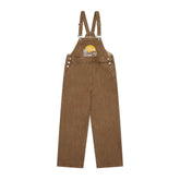 Overalls Men Jumpsuit Embroidered Workwear Denim Overalls Men's Trousers Fashion Brand High Street Casual Loose Straight