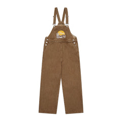 Overalls Men Jumpsuit Embroidered Workwear Denim Overalls Men's Trousers Fashion Brand High Street Casual Loose Straight