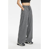 Unisex Sweatpants Vintage Plaid Casual Pants for Men and Women