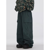 Unisex Sweatpants Overalls Men's and Women's Loose Straight Casual Trousers