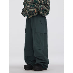 Unisex Sweatpants Overalls Men's and Women's Loose Straight Casual Trousers